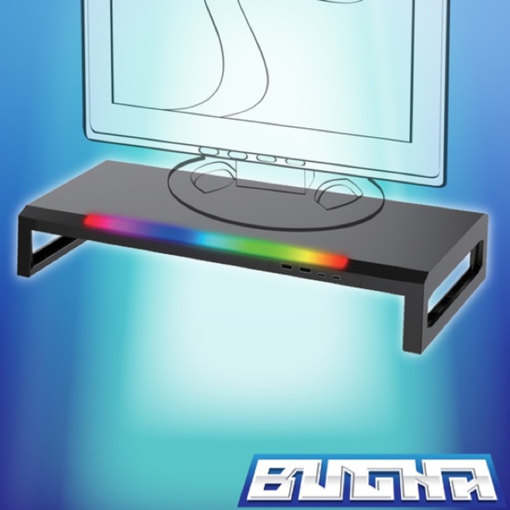 Bugha LED Gaming Monitor Riser - Picture 4 of 6